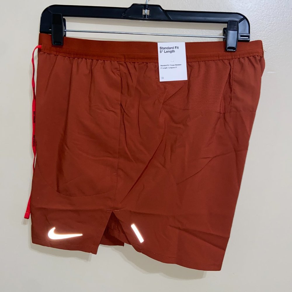 Nike Flex Stride 5'' Rugged Orange Mens Running Shorts CJ5453-832 Size M NEW - Picture 5 of 14